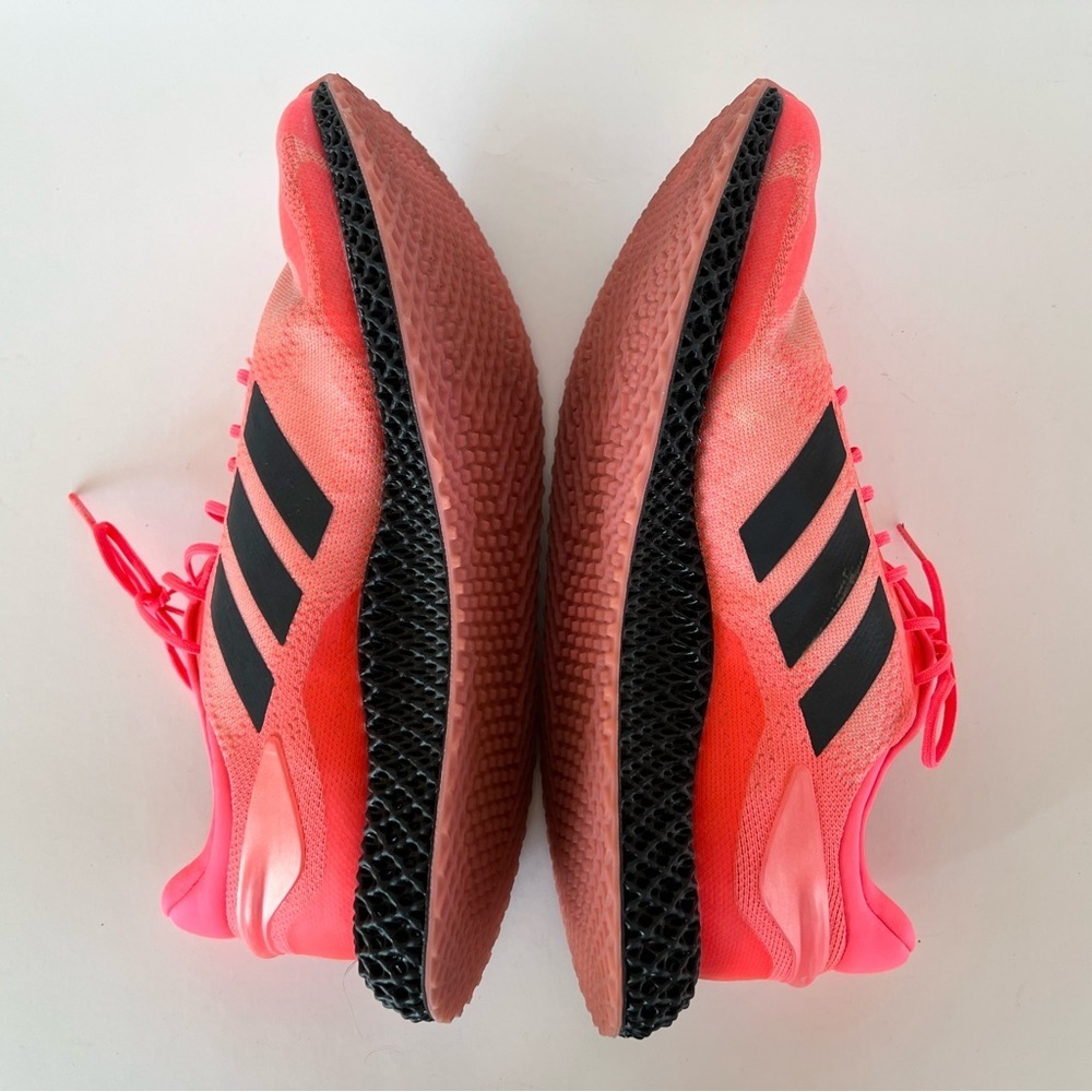 Adidas Men's 4D RUN 1.0 Lightweight Running Sneakers in ‘SIGNAL PINK’, size 11.5 - Picture 7 of 14